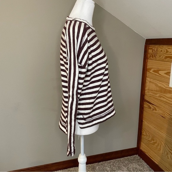 Madewell Striped Slub Long Sleeve Sweater Extra Small - Picture 3 of 13